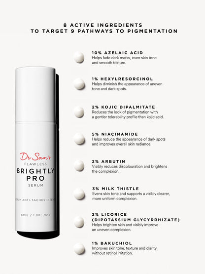 Dr Sam's Flawless Brightly Pro Sérum Anti-Pigmentation 30ml