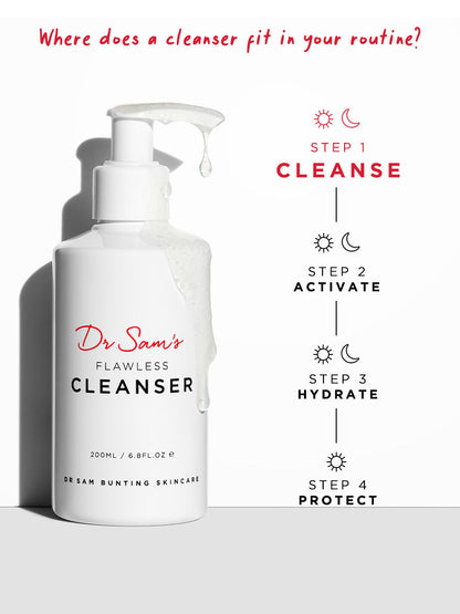 Dr Sam's Flawless Cleanser Nettoyant Gelée Démaquillant 200ml